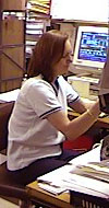 Leyla in the Office